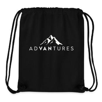 advantures - Stanley/Stella recycelter Gym Bag - Schwarz - Vorne
