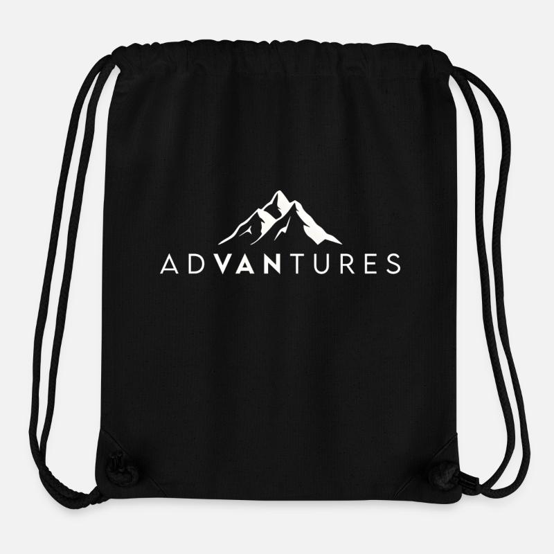 advantures - Stanley/Stella recycelter Gym Bag - Schwarz