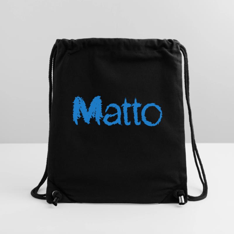 Matto blue text great name Stanley/Stella Recycled Gym Bag