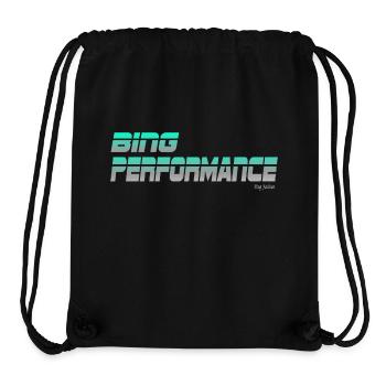 bing performance 1 - Stanley/Stella recycelter Gym Bag - Schwarz - Vorne