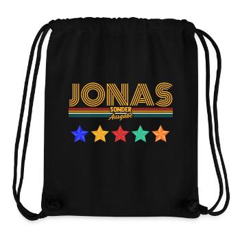 Jonas - Stanley/Stella recycelter Gym Bag - Schwarz - Vorne