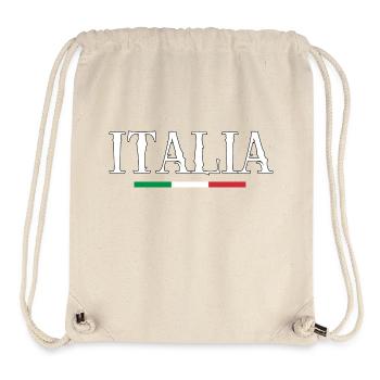 ITALIA! - Sac à cordon recyclé Stanley/Stella - blanc naturel - Devant