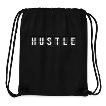 Hustle - Stanley/Stella recycelter Gym Bag - Schwarz - Vorne