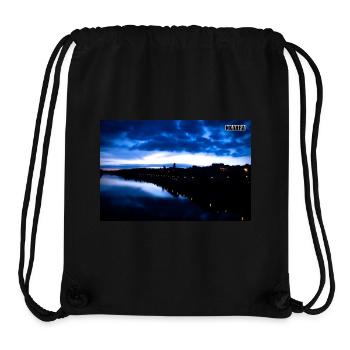 Garonne Night (2) by NKaHRa - Stanley/Stella Recycled Gym Bag - black - Front