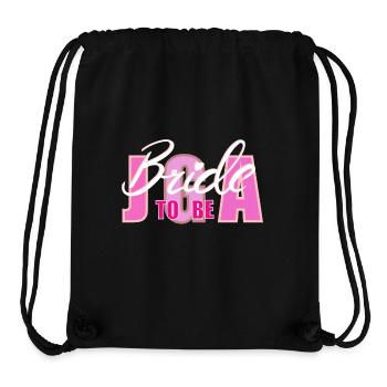 Future mariée jga - Sac à cordon recyclé Stanley/Stella - noir - Devant