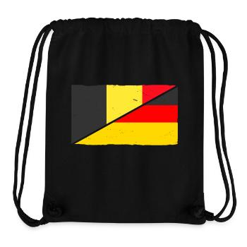 Belgian Germany Belgium - Stanley/Stella Recycled Gym Bag - black - Front