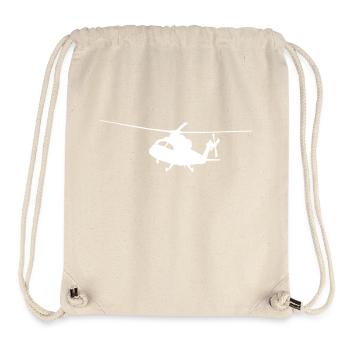 hubschrauber - Stanley/Stella recycelter Gym Bag - Naturweiß - Vorne