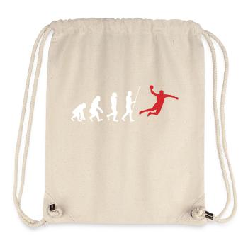 Handball Evolution - Stanley/Stella recycelter Gym Bag - Naturweiß - Vorne