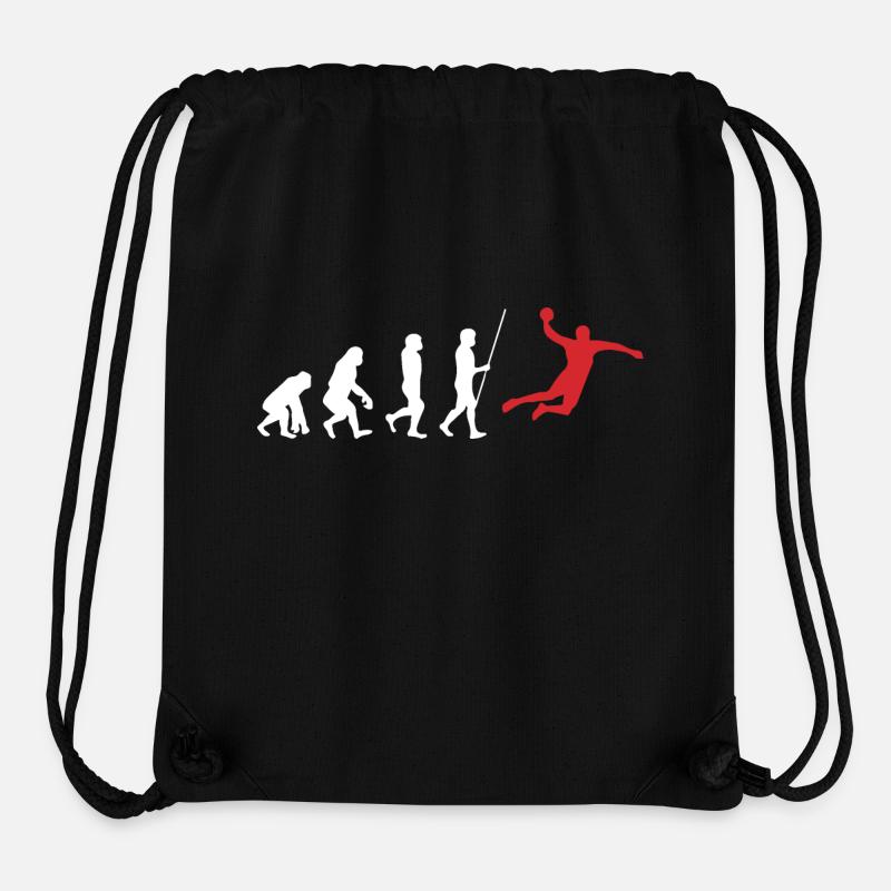 Handball Evolution - Stanley/Stella recycelter Gym Bag - Schwarz