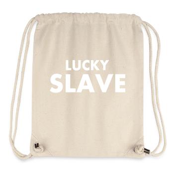 Lucky slave - Stanley/Stella recycelter Gym Bag - Naturweiß - Vorne