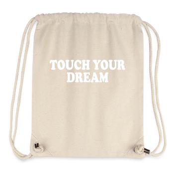 touch your dream - Stanley/Stella Recycled Gym Bag - natural - Front