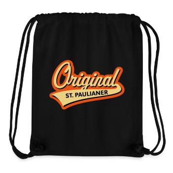 Original St. Paulianer (Sankt St. Pauli, Kiez, 3C) - Stanley/Stella recycelter Gym Bag - Schwarz - Vorne