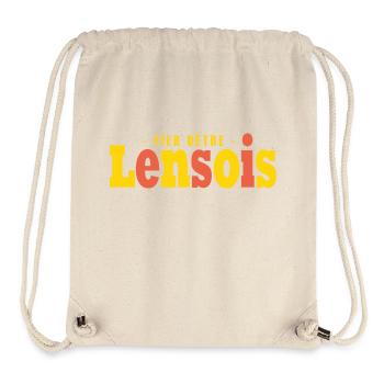 football club Lens fier detre Lensois cadeau homme - Sac à cordon recyclé Stanley/Stella - blanc naturel - Devant