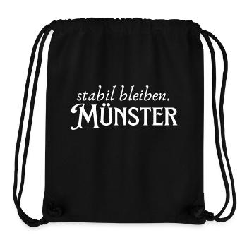 Münster remain stable - Stanley/Stella Recycled Gym Bag - black - Front