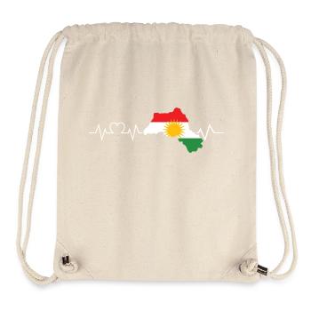 Kurds Heartbeat Kurdistan - Stanley/Stella Recycled Gym Bag - natural - Front