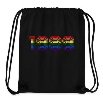 1989 - Stanley/Stella Recycled Gym Bag - black - Front