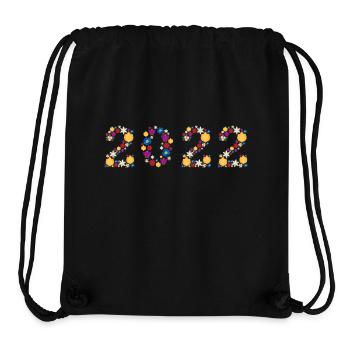 Fleurs 2022 - Sac à cordon recyclé Stanley/Stella - noir - Devant