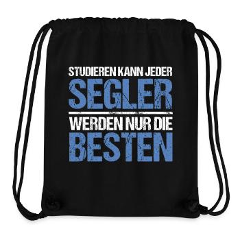 Tout le monde peut étudier - Segler Edition - Sac à cordon recyclé Stanley/Stella - noir - Devant