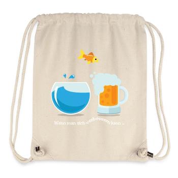 Goldfish (He-Can-Improve Edition) - Stanley/Stella Recycled Gym Bag - natural - Front