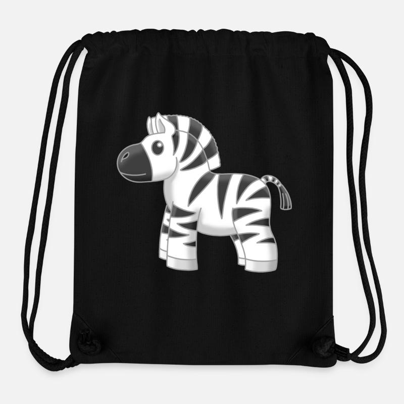 Sweet little zebra - Stanley/Stella Recycled Gym Bag - black