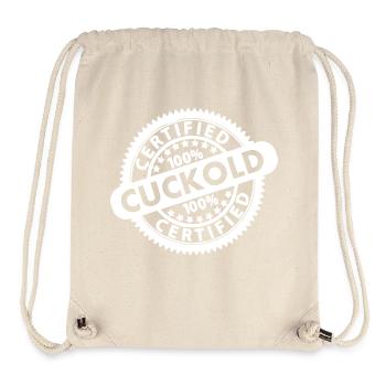 cuckold - Stanley/Stella Recycled Gym Bag - natural - Front