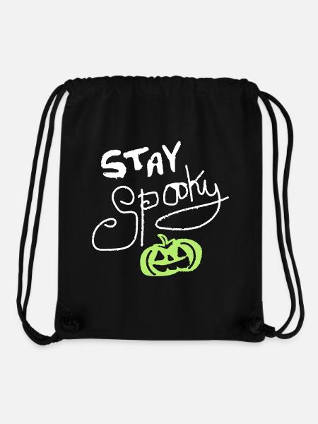 stay spooky Kürbis - Stanley/Stella recycelter Gym Bag - Schwarz