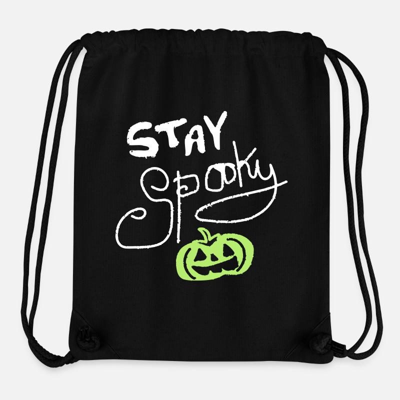 stay spooky Kürbis - Stanley/Stella recycelter Gym Bag - Schwarz