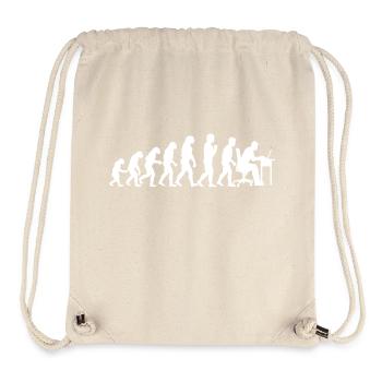 Evolution Computertechniker Nerd Programmierung - Stanley/Stella recycelter Gym Bag - Naturweiß - Vorne