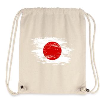 Japan flag used - Stanley/Stella Recycled Gym Bag - natural - Front