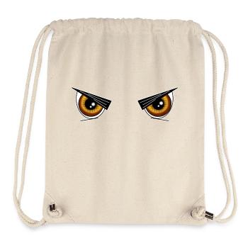 Halloween Eyes - Stanley/Stella Recycled Gym Bag - natural - Front