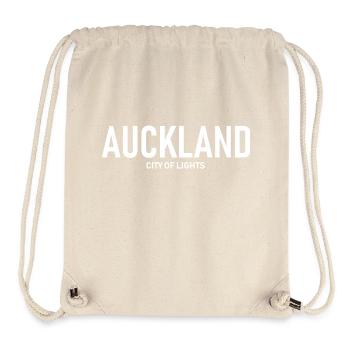 Auckland - City of Lights - New Zealand Neuseeland - Stanley/Stella Recycled Gym Bag - natural - Front