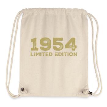 Cadeau D'anniversaire Nées En 1954 Vintage 1954 - Sac à cordon recyclé Stanley/Stella - blanc naturel - Devant