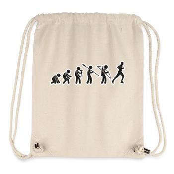 Evolution Running Black Grunge - Stanley/Stella Recycled Gym Bag - natural - Front