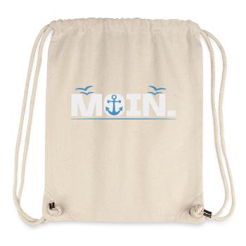 Hello. Welcome Hamburg Saying Hamburg am Hafen - Stanley/Stella Recycled Gym Bag - natural - Front