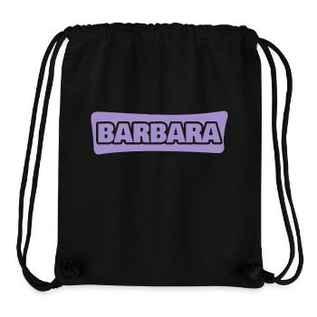 Vorname Barbara - Stanley/Stella recycelter Gym Bag - Schwarz - Vorne