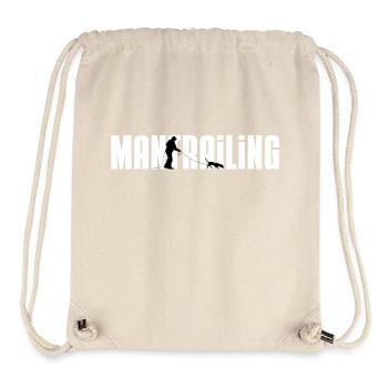 mantrailing - Stanley/Stella recycelter Gym Bag - Naturweiß - Vorne