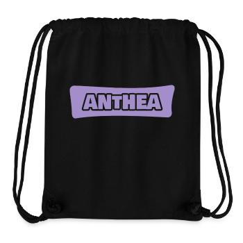 First name Anthea - Stanley/Stella Recycled Gym Bag - black - Front