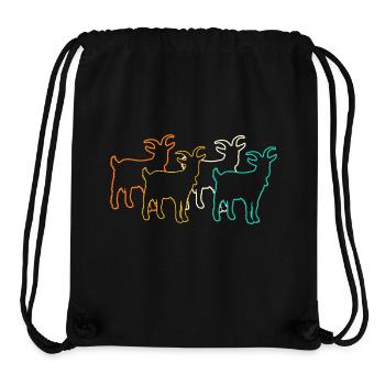 Goats - Stanley/Stella Recycled Gym Bag - black - Front