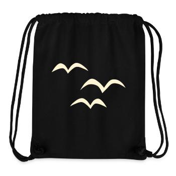 Gute Reise ! Zugvögel Vögel Guten Flug ! drei - Stanley/Stella recycelter Gym Bag - Schwarz - Vorne