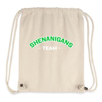 Shenanigans Team - Irish St. Patrick - Stanley/Stella recycelter Gym Bag - Naturweiß - Vorne