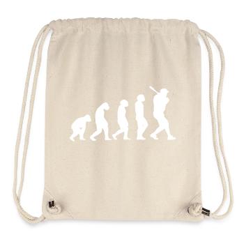 Baseballspieler Evolution Baseball - Stanley/Stella recycelter Gym Bag - Naturweiß - Vorne