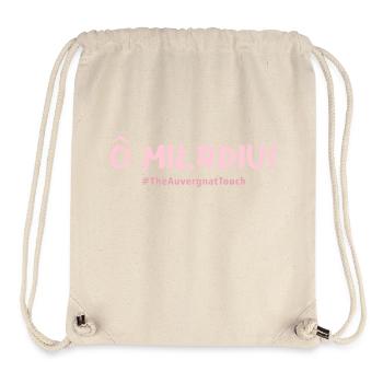 Ô miladiu !! - Sac à cordon recyclé Stanley/Stella - blanc naturel - Devant