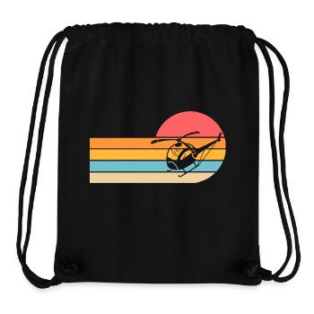 Pilot Helicopter Helicopter - Stanley/Stella Recycled Gym Bag - black - Front