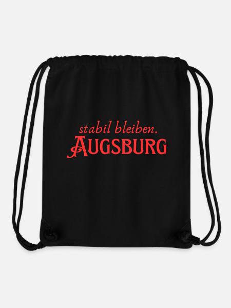 Stabil bleiben Augsburg - Stanley/Stella recycelter Gym Bag - Schwarz