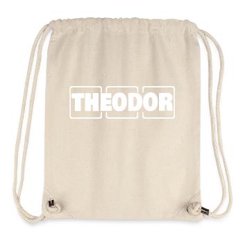 Gift for Theodor - Stanley/Stella Recycled Gym Bag - natural - Front