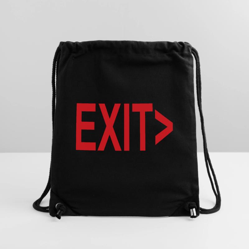 Exit / Exit / Emergency Exit Stanley/Stella Recycled Gym Bag