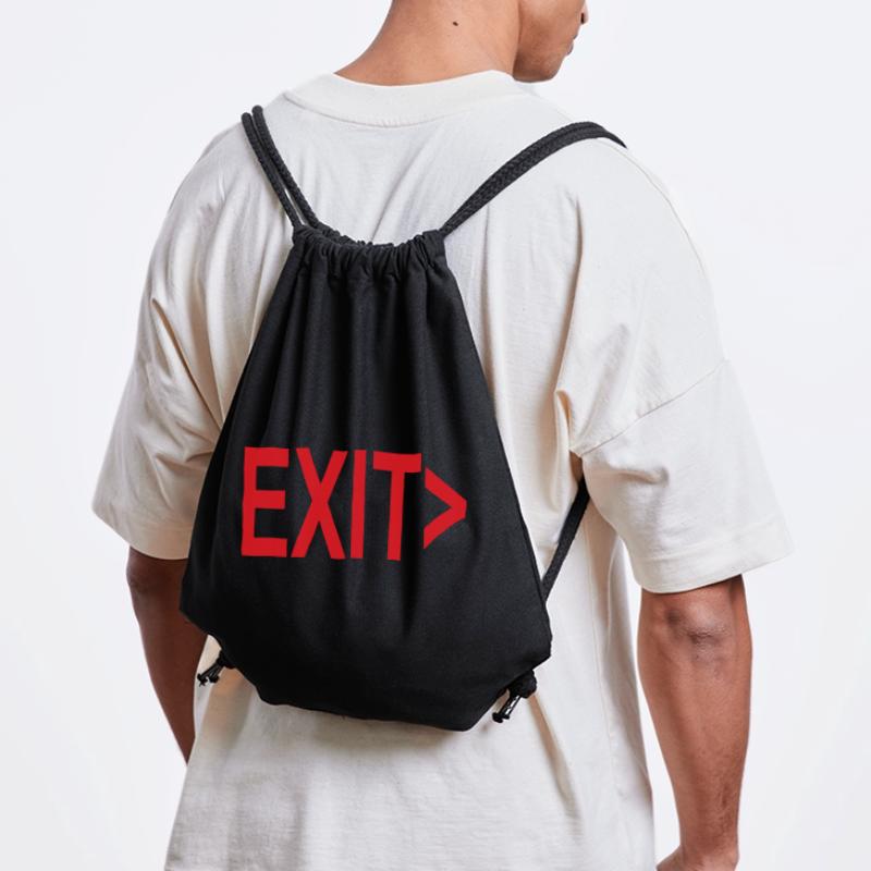 Exit / Exit / Emergency Exit Stanley/Stella Recycled Gym Bag