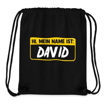 David - Stanley/Stella Recycled Gym Bag - black - Front