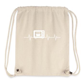 Microwave Love – My heart beats at the touch of a button - Stanley/Stella Recycled Gym Bag - natural - Front