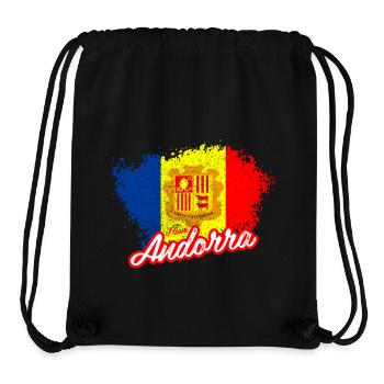 I love Andorra - Stanley/Stella Recycled Gym Bag - black - Front